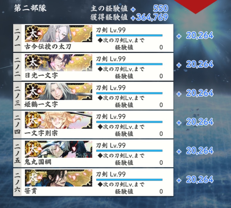 対百鬼夜行迎撃作戦2026酒呑童子第二部隊A(レア太刀5太刀1).jpg