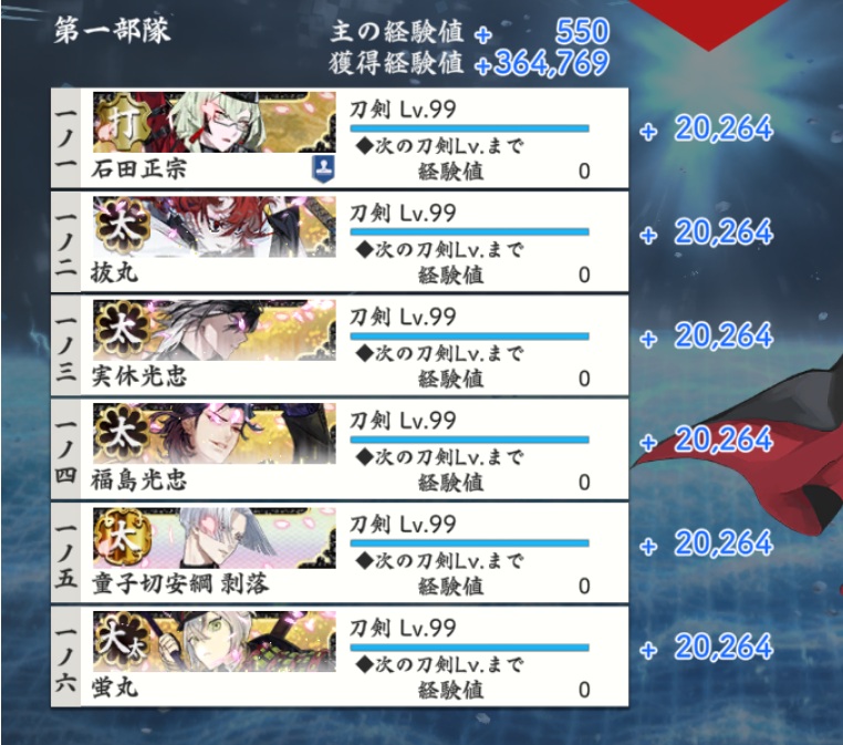 対百鬼夜行迎撃作戦2026酒呑童子第一部隊A(打刀、レア太刀、レア大太刀).jpg