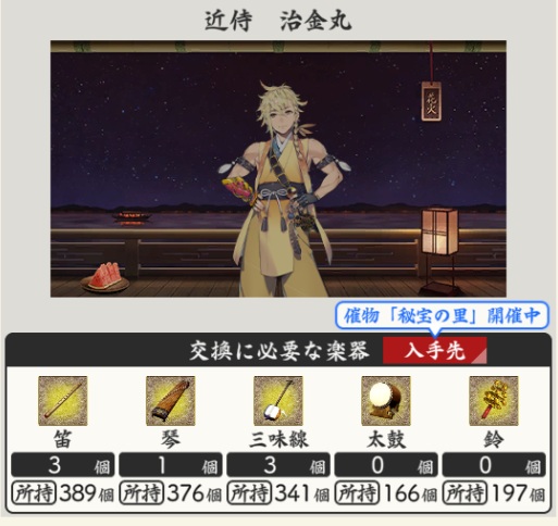 治金丸近侍曲交換に必要な楽器の種類と数.jpg