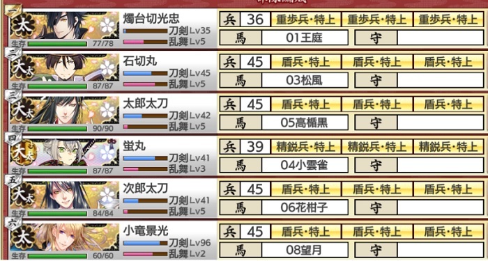 7-3極太刀レベリング検証部隊　装備刀装.jpg
