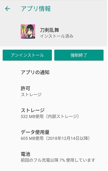 刀剣乱舞アプリデータ使用状況.jpg